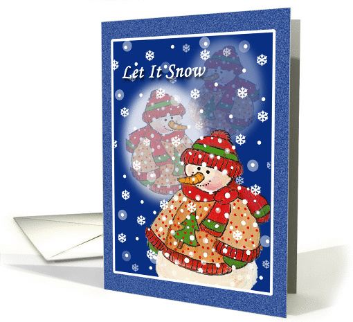 Christmas Snowman Dream Christmas card (239751)