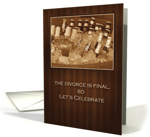 Divorce Is Final Party Invitations card (255582)
