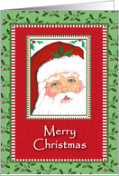 Santa Claus Merry Christmas card