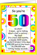 50th Birthday Cards from Greeting Card Universe