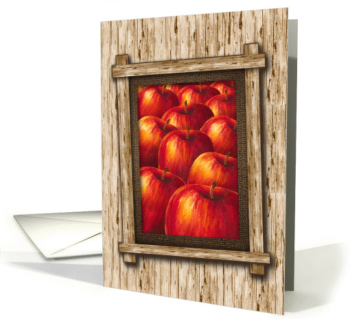 Apples Blank Note card (267548)