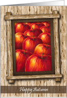 Apples Happy Autumn Cards