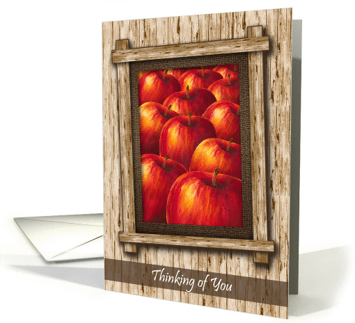 Apples Thinking of You card (267979)
