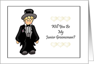 Little Junior Groomsman Invitations Cards