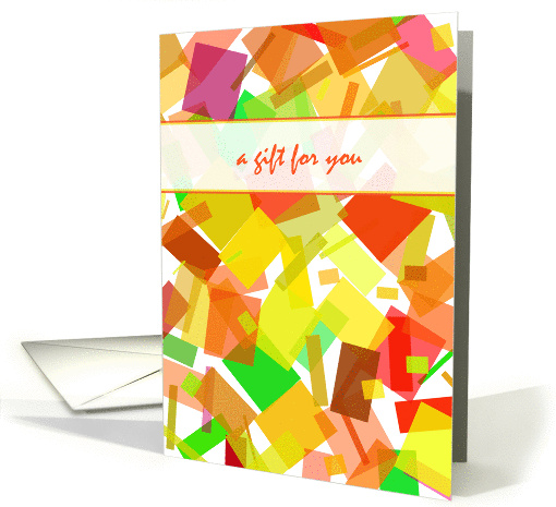 Bright Fall Colors General Gift For You card (284984)
