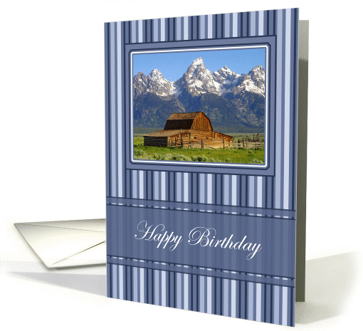 Barn Scene Happy Birthday card (289692)