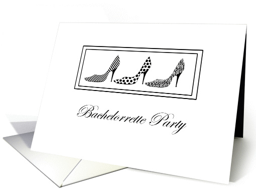 Fun Shoes Bachelorrette Party Invitations card (302974)