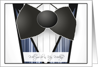 A Touch of Class Male Wedding Attendant Invitations card