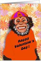 Humorous Monkey Valentine’s Day Cards