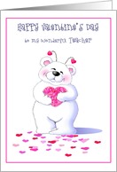 Big Bear Hugs For Teacher On Valentine’s Day Greeting Cards