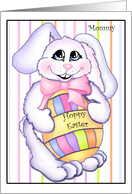 Easter Bunny Happy Easter to Mommy from Child Paper Greeting Cards