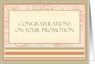 congratulation promotion cards