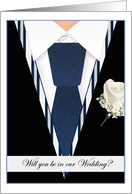 Tux Be In Our Wedding Wedding Invitations Paper Greeting Cards