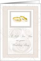 Elegant Wedding Gift Congratulations Cards Paper Greeting Cards