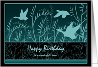 Fiance Birthday Cards Mallard Wildlife Paper Greeting Cards