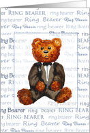 Ring Bearer Wedding Attendant Invitations Cards Paper Greeting Cards