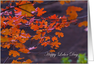 Autumn Joys Labor Day Paper Greeting Cards