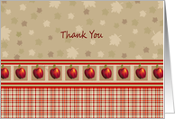 Apple Themed Thank You Cards Paper Greeting Cards