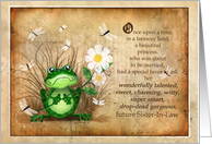 Humorous Bridesmaid Invitations Fairy Tale Dragonflies and Little Frog Cards
