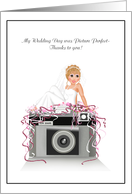 Thank You Cards Picture Perfect Wedding Day Black and White Formal Cards