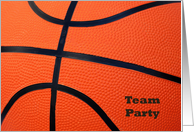 Basketball Themed Team Party Invitations Cards Sports Related card