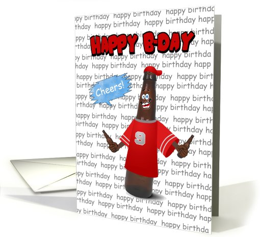 Happy Birthday Beers To You card (702492)