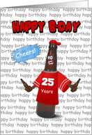 Happy Birthday Beers To You on Your 25th Birthday card