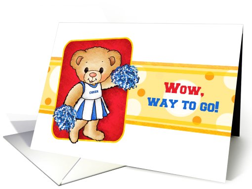 Cheer Bear Congratulations card (704998)