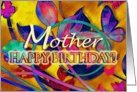 Extreme Floral Mother Birthday card