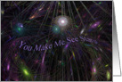 You Make Me See Stars - Blank Inside card
