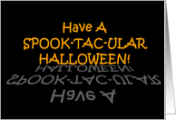 SPOOK-TAC-ULAR Halloween! - Blank Inside card