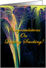 Congratulations On Quitting Smoking - Verse Inside card