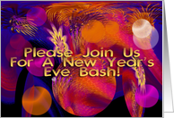 New Year’s Eve Bash - Invitations - Blank Inside card