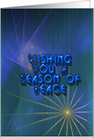 Wishing You A Season Of Peace - Verse Inside card