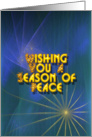 Wishing You A Season Of Peace - Verse Inside card