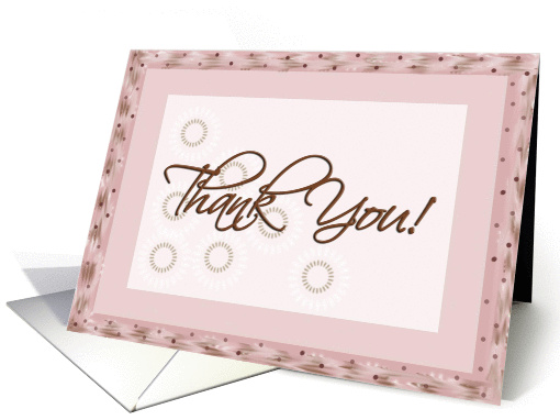 Thank You! - Blank Inside card (125410)