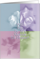 Will You Be My Matron Of Honor? - Blank Inside card