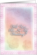 Will You Be In My Wedding - Blank Inside card