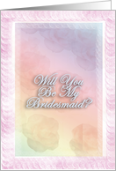 Will You Be My Bridesmaid? - Blank Inside card