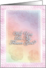 Will You Be My Flower Girl? - Blank Inside card