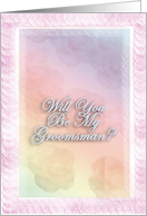 Will You Be My Groomsman? - Blank Inside card