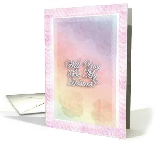 Will You Be My Hostess? - Blank Inside card (157291)