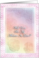 Will You Be My Mother In Law? - Blank Inside card