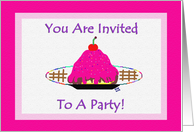 You Are Invited To A Party! card