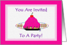 You Are Invited To A Party! card