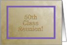 50th Class Reunion Invitation - Text Inside card