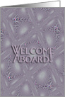 Welcome Aboard! - Blank Inside card