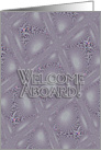 Welcome Aboard! - Blank Inside card