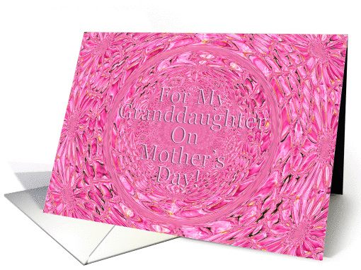 Granddaughter On Mothers Day! - Verse Inside card (184575)