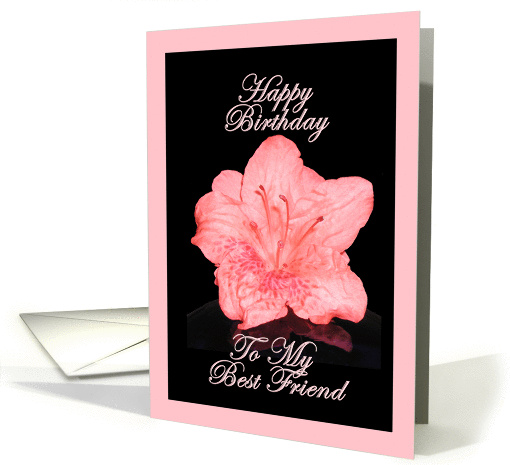 Happy Birthday Best Friend - Verse Inside card (194474)